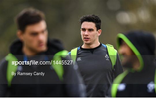 Ireland Rugby Squad Training and Press Conference