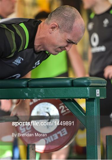 Ireland Rugby Squad Training and Press Conference