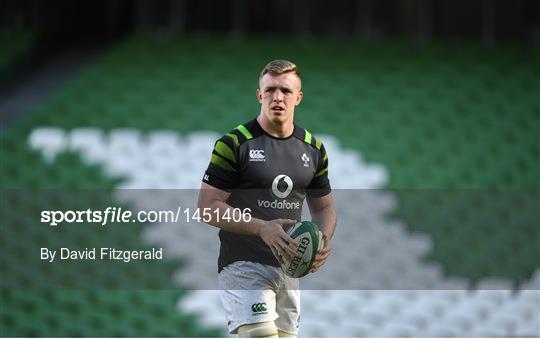 Ireland Rugby Captain's Run and Press Conference