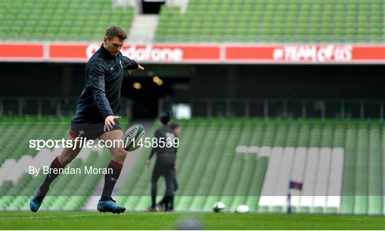 Wales Rugby Captain's Run and Press Conference