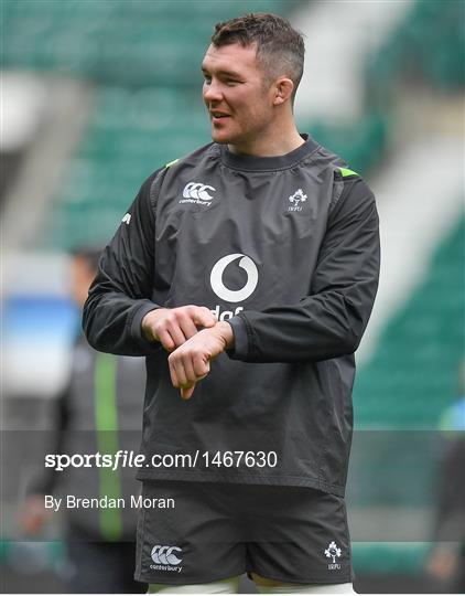 Ireland Rugby Captain's Run and Press Conference