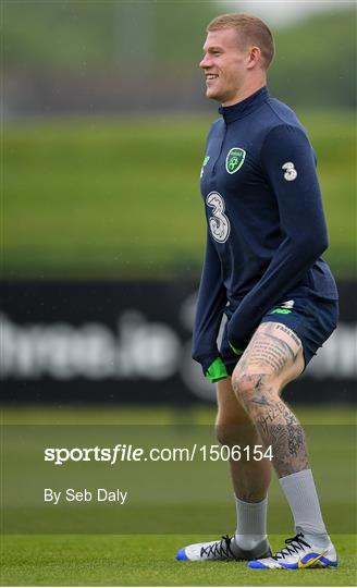 Republic of Ireland Squad Training and Press Conference