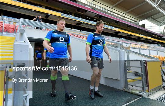 Ireland rugby squad captain's run