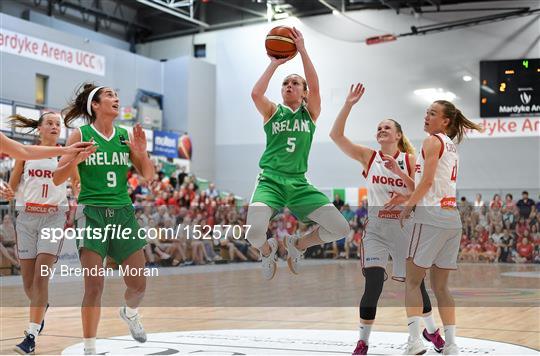 Sportsfile - Norway v Ireland - FIBA 2018 Women's European