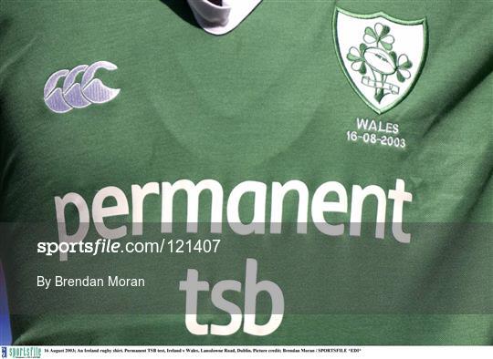 Ireland v Wales - Permanent TSB Test