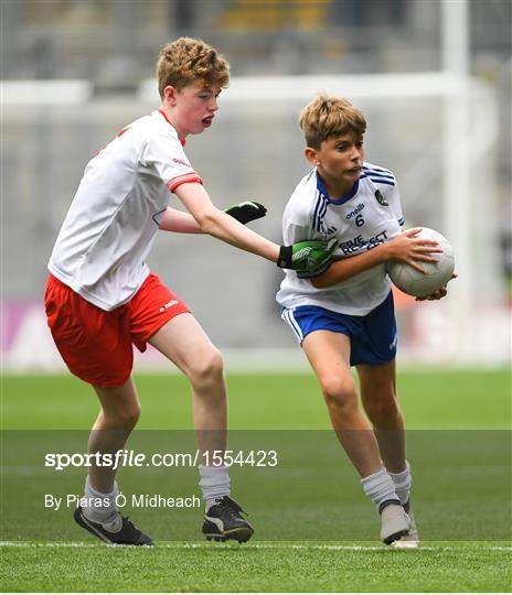 INTO Cumann na mBunscol GAA Respect Exhibition Go Games at Monaghan v Tyrone - GAA Football All-Ireland Senior Championship Semi Final