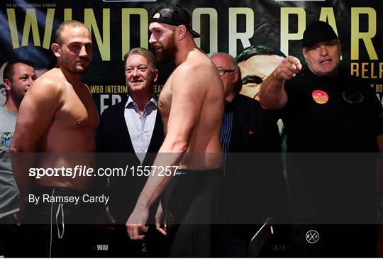 Windsor Park Boxing Weigh Ins