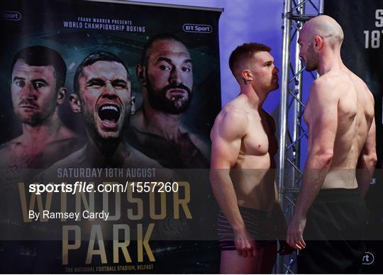 Windsor Park Boxing Weigh Ins