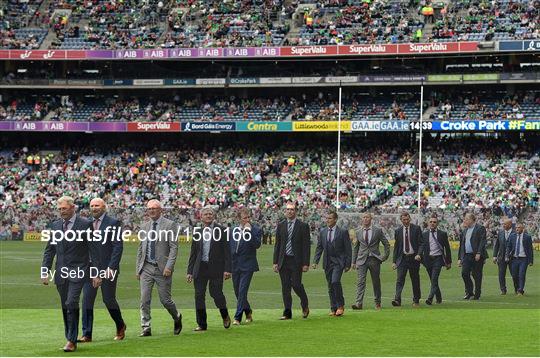 Hurling heroes of the 1990s honoured prior to the GAA Hurling All-Ireland Senior Championship Final