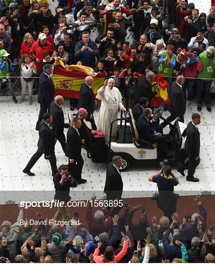 Pope Francis Address The Festival Of Families at Croke Park