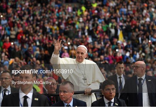 Pope Francis Address The Festival Of Families at Croke Park