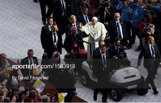 Pope Francis Address The Festival Of Families at Croke Park