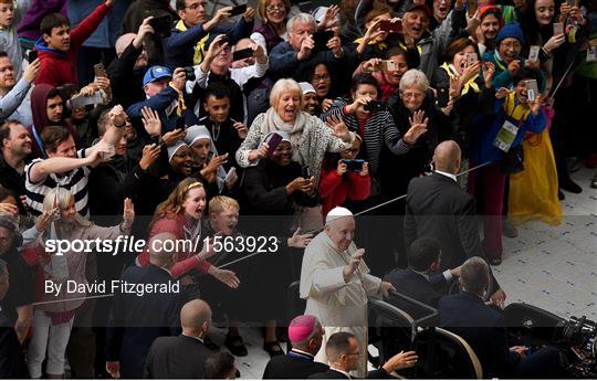 Pope Francis Address The Festival Of Families at Croke Park