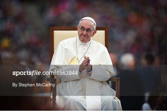 Pope Francis Address The Festival Of Families at Croke Park