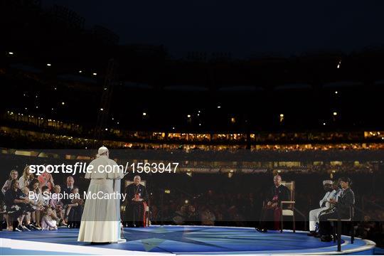 Pope Francis Address The Festival Of Families at Croke Park