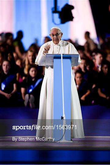 Pope Francis Address The Festival Of Families at Croke Park