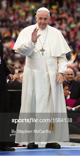 Pope Francis Address The Festival Of Families at Croke Park