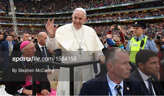 Pope Francis Address The Festival Of Families at Croke Park