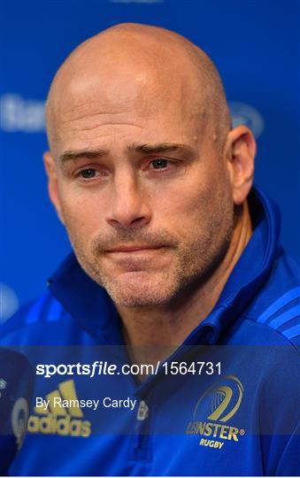 Leinster Rugby Press Conference and Squad Training