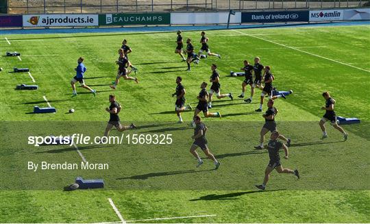 Leinster Rugby Squad Training and Press Conference