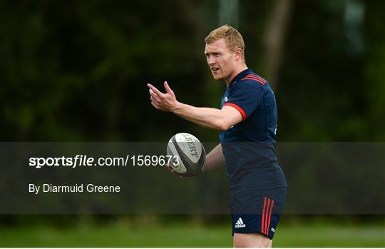 Munster Rugby Squad Training and Press Conference