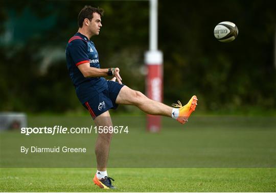 Munster Rugby Squad Training and Press Conference