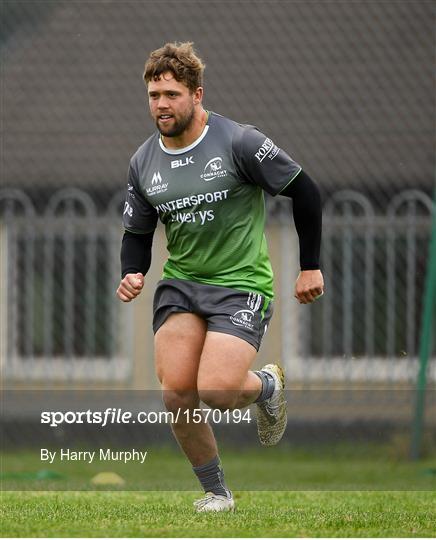 Connacht Rugby Squad Training and Press Conference