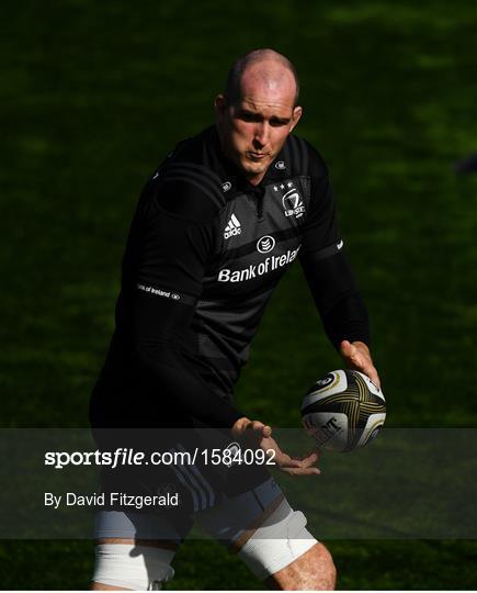 Leinster Rugby Squad Training and Press Conference