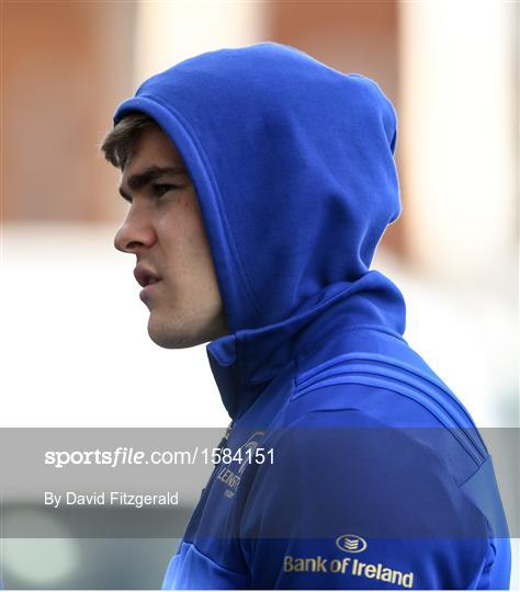 Leinster Rugby Squad Training and Press Conference