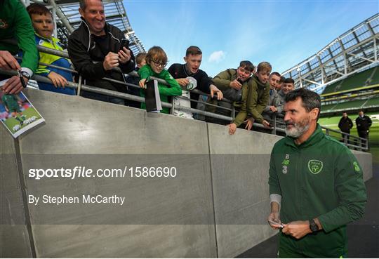 Republic of Ireland Training Session & Press Conference