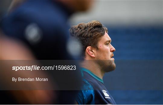 Ireland Rugby Squad Training and Press Conference