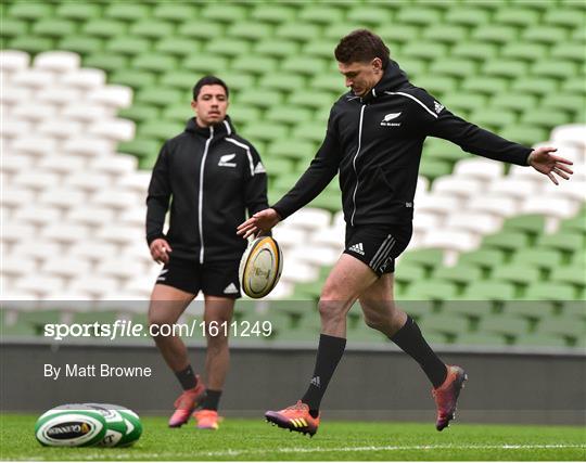 New Zealand Rugby Captain's Run and Press Conference