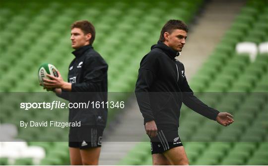 New Zealand Rugby Captain's Run and Press Conference