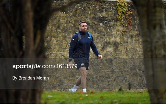 Ireland Rugby Squad Training and Press Conference