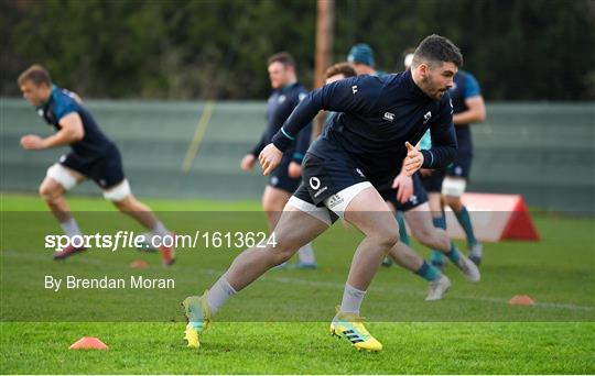 Ireland Rugby Squad Training and Press Conference