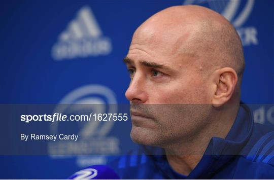 Leinster Rugby Press Conference and Squad Training