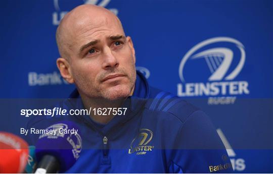 Leinster Rugby Press Conference and Squad Training