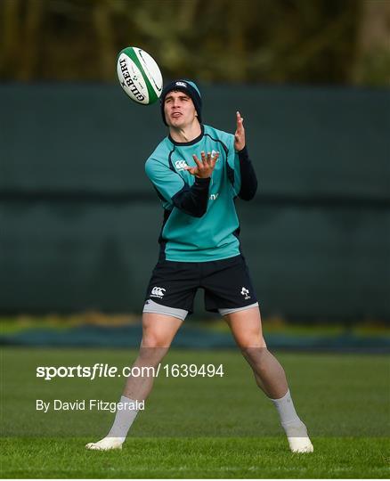 Ireland Rugby Squad Training and Press Conference