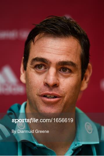 Munster Rugby Squad Training and Press Conference