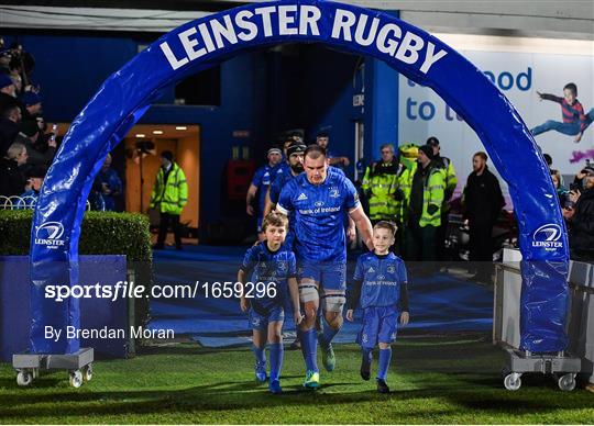 Mascots at Leinster v Toyota Cheetahs - Guinness PRO14 Round 17