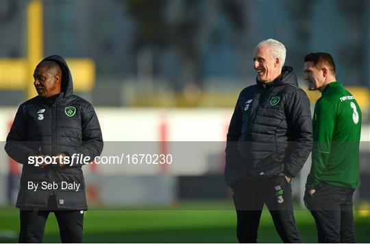 Republic of Ireland Training Session and Press Conference