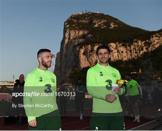 Republic of Ireland Training Session and Press Conference