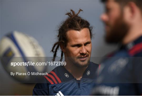 Munster Rugby Press Conference and Squad Training