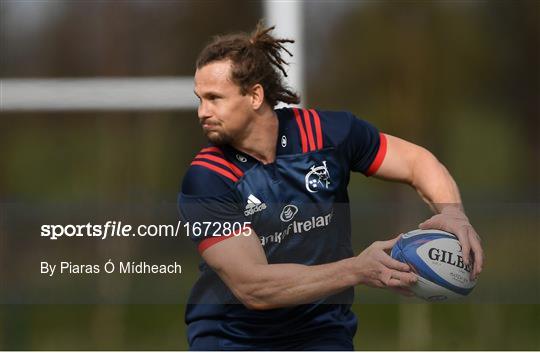 Munster Rugby Press Conference and Squad Training