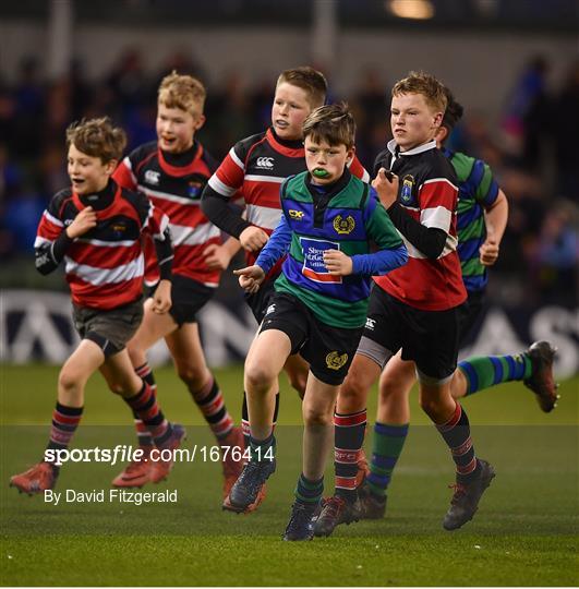 Bank of Ireland Half-Time Minis at Leinster v Ulster - Heineken Champions Cup Quarter Final