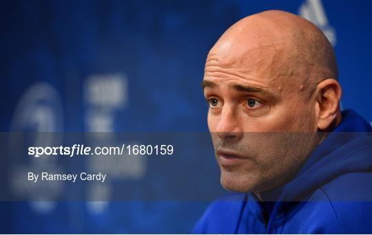 Leinster Rugby Press Conference and Squad Training