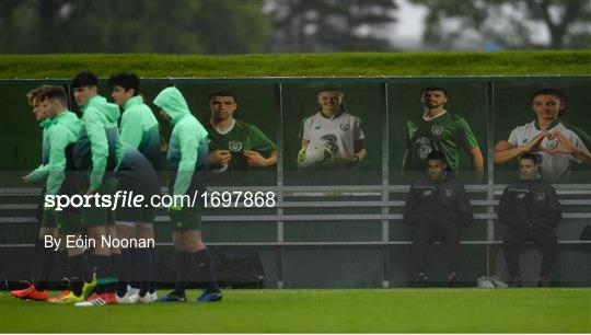 Republic of Ireland U17 Press Conference and Squad Training