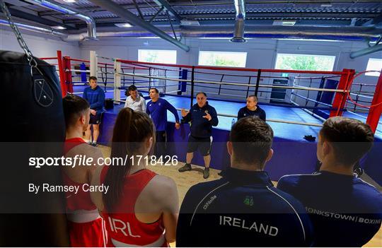 Team Ireland Boxers prepare for competition at the European Games in Minsk