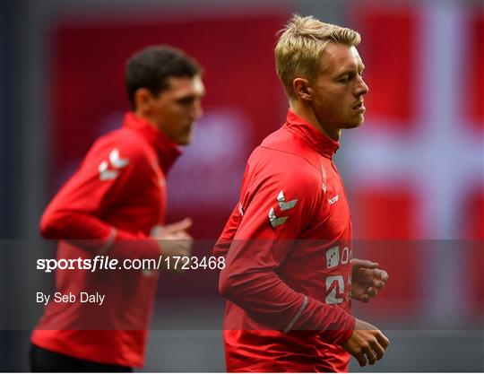 Denmark Press Conference & Training Session