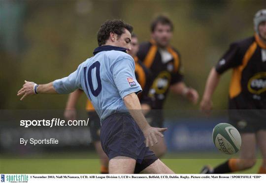 UCD v Buccaneers